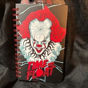 Pennywise Spiral Notebook - Black and Red